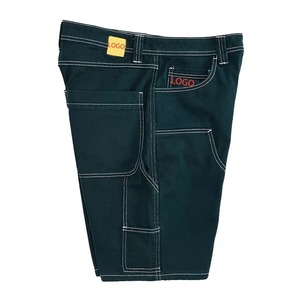 Pantalones Cortos de Mezclilla Elásticos de Moda para Hombre, Estilo Casual, Color Azul y Negro, Nuevos para Verano - Product Image 2