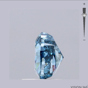 Diamantes de laboratorio azules vivos de corte corazón de 0.50 a 20 quilates, sueltos |   Diamante CVD Certificado por IGI |   Diamantes Cultivados en Laboratorio al por Mayor, Piedras Sueltas - Product Image 2