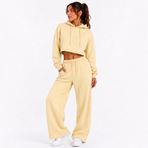 Women's Everyday Comfort Hoodie Sweatpants <b>Set</b> Custom Clothing OEM ODM Manufacturer - Product Image 1
