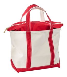 <b>Canvas</b> <b>Tote</b> Bag Solid Color Shoulder Closure Water Resistant England Style Navy White All Seasons Shopping Travel Bag - Product Image 4