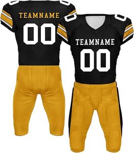 Ropa Deportiva Cómoda de Alta Calidad a Precio Razonable, Uniforme de Fútbol Americano Personalizado con Nombre y Número del Equipo - Product Image 5
