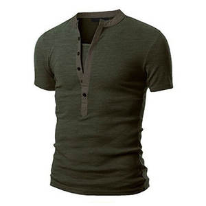Camiseta de Cuello en V para Hombre con Logotipo Personalizado, 100% Algodón, Tallas Grandes, Nuevo Diseño, Ropa Cómoda en Venta - Product Image 4