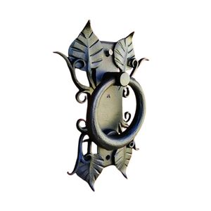 Nouveau battant de porte en fer forgé en forme d'aigle avec revêtement, pour accent décoratif, idéal pour l'entrée principale, organisateur pour portails et portes - Product Image 6