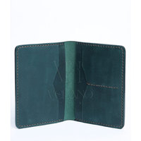 Dompet Kulit Asli untuk Pria Dompet Kulit Vintage Crazy Horse Pria Tempat Kartu Tipis Logo Kustom Dompet Kulit Asli