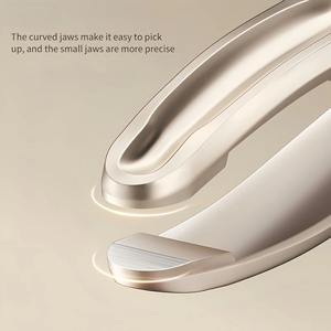 แหนบสำหรับคิ้วและขนบนใบหน้าแบบมืออาชีพ - สแตนเลสสตีลคุณภาพสูง ปลายแหลมคมสำหรับการตกแต่งขนอย่างแม่นยำ - Product Image 5