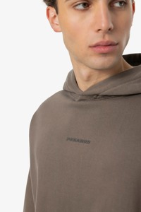 Trendy Boxy Hoodie Mens Womens Premium Cotton <b>Fleece</b> <b>Hooded</b> Sweatshirt Relaxed Fit Modern Fashion Apparel - Product Image 5