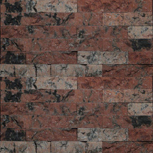 Revestimiento de Piedra de Mármol Rojo Mega de Calidad Premium para Exportación, con Superficie Desgastada, para Paredes de Villas y Hoteles, Diseño Moderno - Product Image 2