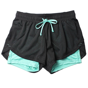 OEM Men's Training <b>Shorts</b> Mesh Elastic Waistband Gym Men's Basketball <b>Shorts</b> Double-layer Two-piece Fitness Man <b>Short</b> Pants - Product Image 3