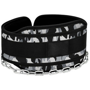 Dip Weightlifting Belt With Heavy <b>Chain</b> Customizable Training Gear For Gym Dips Pullups Strength Exercises Customizable Design - Product Image 2