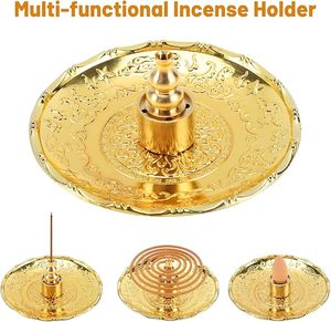 Quemador de Incienso Metálico Islámico Clásico para Virutas de Oud, Crea un Ambiente Espiritual Tranquilo y una Decoración Refinada para el Hogar - Product Image 5