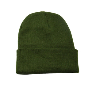 Unisex <b>Wool</b> <b>Beanie</b> <b>Hat</b> Solid Color Embroidery Decorated Casual Winter Cap for Adults 56-58CM Head Circumference - Product Image 2