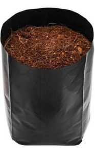 Sacs de culture en plastique noir de 18 gallons avec trous de drainage, pots à semis réutilisables pour le jardinage des légumes - Product Image 2