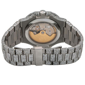 Reloj Iced Out con Moissanita y Diamantes VVS, Serie Premium Hip Hop, Acero Inoxidable, Cuarzo, Correa de 20mm, Esfera de Cristal, Edición Limitada - Product Image 4