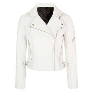 Nouvelle veste de motard classique pour femme en cuir d'agneau véritable, grande taille, haute qualité, printemps automne, vente chaude, toucher doux, classique pour femme - Product Image 3