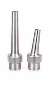 Polished Metal Crown Jet Fountain <b>Spray</b> Nozzle Floor <b>Mount</b> Outdoor Garden Landscape Water Feature Component - Product Image 3