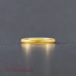 Anillo SolitaireKart de Oro Amarillo de 14K, Diseño Minimalista y Elegante para Uso Diario, Talla 5, 0.62g, Anillo Fino - Product Image 1