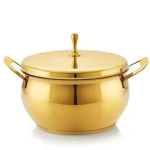 Elegante Cacerola Metálica, Plato para Servir Aislado y con Estilo para Uso en la Cocina del Hogar - Product Image 6