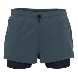 Pantalones Cortos Deportivos de Secado Rápido para Hombre, Color Verde Oscuro, con Cordón en la Cintura y Bolsillos Laterales, Tejido de Color Sólido - Product Image 5