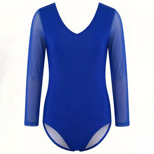 Maillot de Gimnasia Rítmica para Mujer, Manga Larga, Sexy, Estampado, Diseño Personalizado, Ropa Deportiva, Leotardos de Animadoras, Colores Personalizados, OEM - Product Image 1