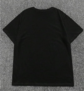 Camiseta de Hombre de Alta Calidad al por Mayor, 100% Algodón, Tejido Transpirable, Compresión, Corte Holgado, Manga Corta, 300g, Diseño Personalizado - Product Image 2