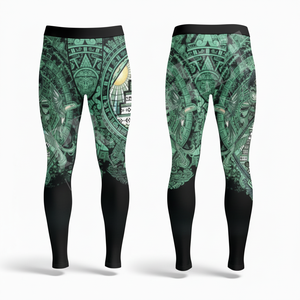 Leggings de compresión 100% de alta calidad, cintura alta, estampado personalizado, deportivos, de secado rápido, para entrenamiento, correr, gimnasio, fitness, para hombre. - Product Image 5