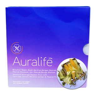 Sobres de Polvo para el Alivio Diario del Estrés, Fórmula Herbal Auralife con Extracto de Hoja de Maíz, Adaptógenos para la Relajación y el Sueño en Adultos - Product Image 2