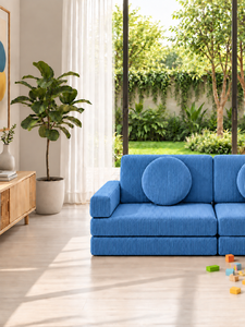 โซฟาเด็กแบบโมดูลาร์จาก Emerald Sofa โซฟาเล่นสำหรับอพาร์ทเมนต์ ผ้าพรีเมียมสั่งทำพิเศษ เฟอร์นิเจอร์รักษ์โลก เหมาะสำหรับเด็ก ทันสมัย - Product Image 6