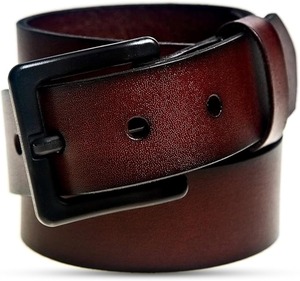 Ceinture en cuir de vache véritable pour homme avec boucle automatique en alliage, largeur 3,5 cm, style luxueux et tendance pour occasions formelles et professionnelles - Product Image 6