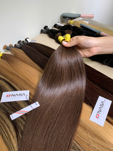 สินค้าขายดีปี 2026 ผมต่อเวียดนามแท้ 100% สีอ่อน คุณภาพสูง ไม่หลุดร่วง แบบเย็บสองชั้น - Product Image 2