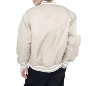OEM personalizado de alta calidad de satén de los hombres chaquetas universitarias de béisbol personalizado Letterman chaqueta para los hombres - Product Image 4