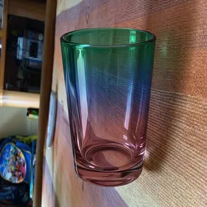 Portavelas de Vidrio Transparente de Lujo, Mini, Brillante y Colorido, con Tapa y Acabado Metálico Ecológico, Recipiente Decorativo Hecho a Mano para el Hogar - Product Image 3