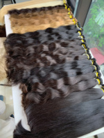 Cheveux vietnamiens de haute qualité 100 pour cent de cheveux humains bruts sans perte de texture ondulée naturelle