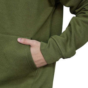 เสื้อฮู้ดสีเขียวมะกอกสำหรับผู้ชาย ทรงปกติ ผ้าฝ้ายเฟรนช์เทอร์รี่ สวมใส่สบาย มีกระเป๋าหน้า เหมาะสำหรับใส่ในฤดูใบไม้ร่วง - Product Image 6