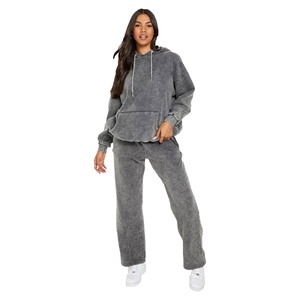 Conjunto de Dos Piezas de Ropa Deportiva para Mujer, Estilo Urbano, Otoño Invierno, Nuevo Estilo, Personalizable con Logotipo - Product Image 6
