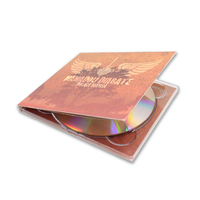 Digipak de CD con revestimiento mate de una sola bandeja y libro de canciones pegado en el interior