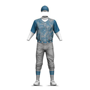 Uniformes de Béisbol y Sóftbol Sublimados Personalizados para Adultos, Transpirables, con Pantalones y Camiseta Estampados con Logotipo, Venta al Por Mayor - Product Image 2