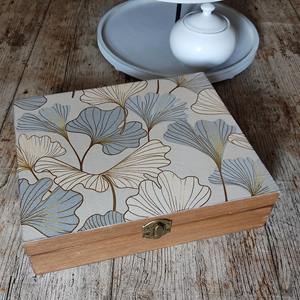 Caja de Madera con Diseño Minimalista y Estampado, Caja Moderna para Joyería, Caja de Almacenamiento de Madera con Estampado para Interiores Contemporáneos, Venta al Por Mayor - Product Image 2