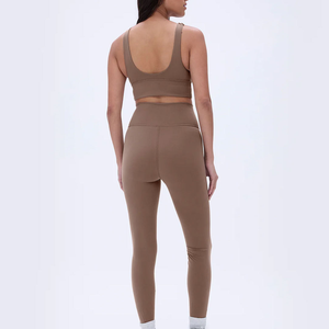 Conjunto de Yoga para Mujer sin Costuras, Ropa Deportiva de Nailon Elástico y Suave, Conjunto de Yoga Premium para Mujer, Transpirable - Product Image 5