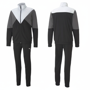 Conjunto Deportivo de 2 Piezas para Hombre, con Capucha, Transpirable, Ligero, con Logotipo Personalizado, Cierre de Cremallera, 100% Algodón, Venta al Por Mayor, Alta Calidad - Product Image 1