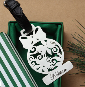 Étiquette de bagage de Noël personnalisable - Product Image 1