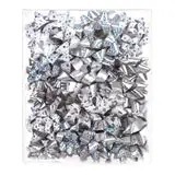Cintas de Regalo con Lazo de Estrella Personalizadas, Satén de Doble Cara, Poliéster Tejido, Papel Metálico Plateado Impreso, Decoración Navideña - Product Image 5