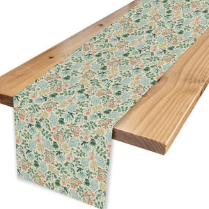 Rosette Pattern <b>Table</b> <b>Runner</b> Printed Embroidered Spandex Wedding Party <b>Table</b> Decor OEM ODM Wholesale Bulk - Product Image 4