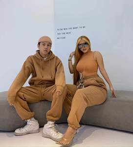 Nuevo Diseño 2026, Chándal Deportivo de Invierno para Mujer, 2 Piezas, 100% Algodón, con Logotipo Personalizado - Product Image 3