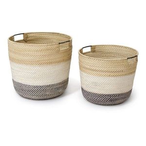 Cesta de Almacenamiento Rectangular/Trenzada de Yute y Ratán Natural Hecha a Mano, Organizador Decorativo Ecológico para Sala de Estar, Tamaño Personalizado - Product Image 5