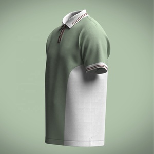 เสื้อยืดโปโลแบบลำลองดีไซน์ใหม่เสื้อโปโลแบบดั้งเดิมไม่มีลาย - Product Image 5