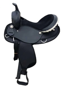 Silla de Montar Occidental de Cuero Premium con Grabado Floral para Senderismo y Rancho - Fabricante, Exportador - Product Image 1