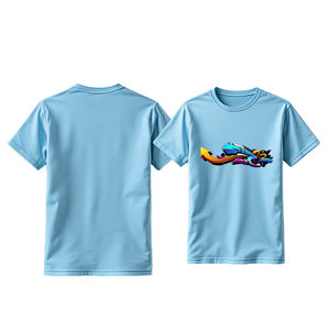 T-shirts pour hommes en polyester avec impression par sublimation intégrale DTG, impression numérique, t-shirt 3D, t-shirt personnalisé par sublimation pour unisexe - Product Image 5