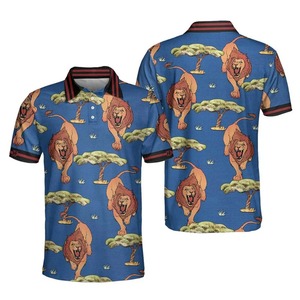 เสื้อโปโลแขนสั้นผู้ชาย ลายพิมพ์ศิลปะนามธรรม ระบายอากาศได้ดี สวมใส่สบาย ผลิตจากผ้าโพลีเอสเตอร์ทอ 100% - Product Image 6