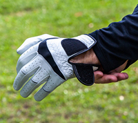 Sarung Tangan Golf Aktif Terbuat dari Kulit Asli yang Bernapas, Anti-Selip, Unisex, untuk Olahraga, Mengemudi, Latihan, Nyaman Dipakai Sepanjang Musim.