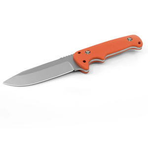Cuchillos de Caza de Hoja Fija con Mango Ergonómico Naranja y Hoja de Punta Caída para Campismo, Senderismo, Bushcraft y Tareas de Campo - Product Image 1